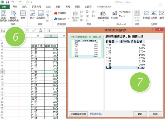 office教程 Excel如何快速统计各销售人员的销售总金额？