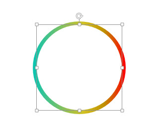 office教程 如何在PPT中设计一个渐变色的圆环表达？