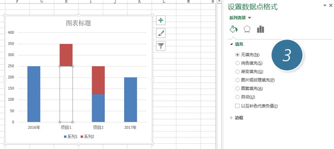 office教程 如何Excel制作一个专业瀑布图图表？