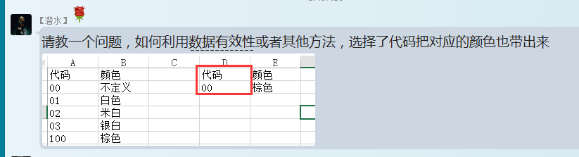 office教程 Excel如何利用下拉框自动匹配颜色？