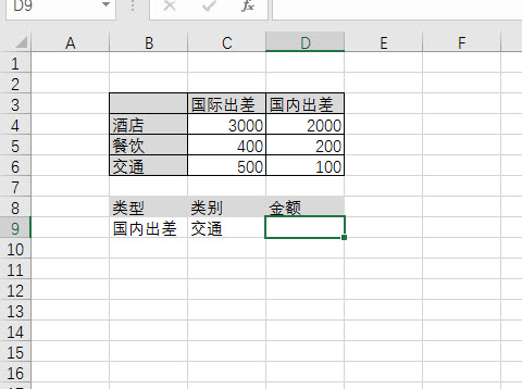 office教程 Excel如何实现二维表数据的抓取？