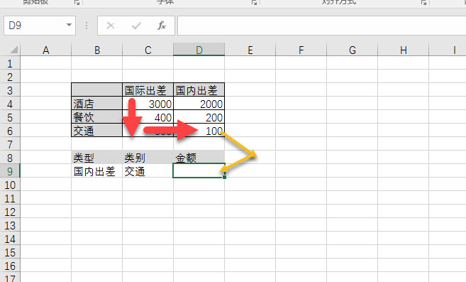 office教程 Excel如何实现二维表数据的抓取？