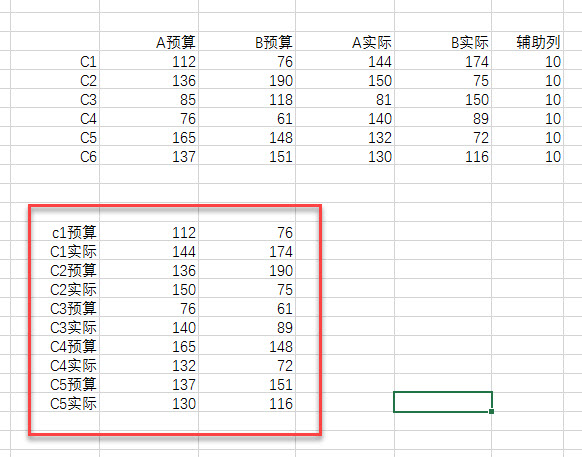 office教程 如何用Excel做双列双堆积柱形图？