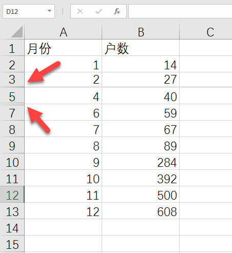 office教程 Excel为什么取消隐藏也不显示行或列？