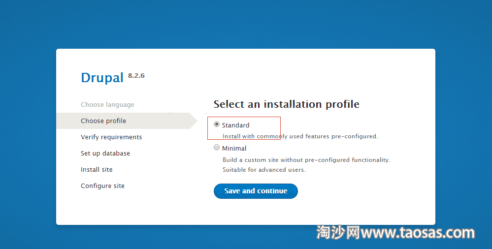 Drupal 8安装建站教程指导说明