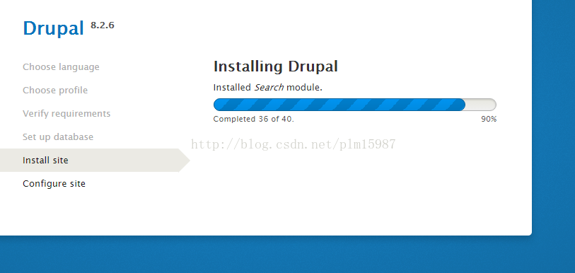 Drupal 8安装建站教程指导说明