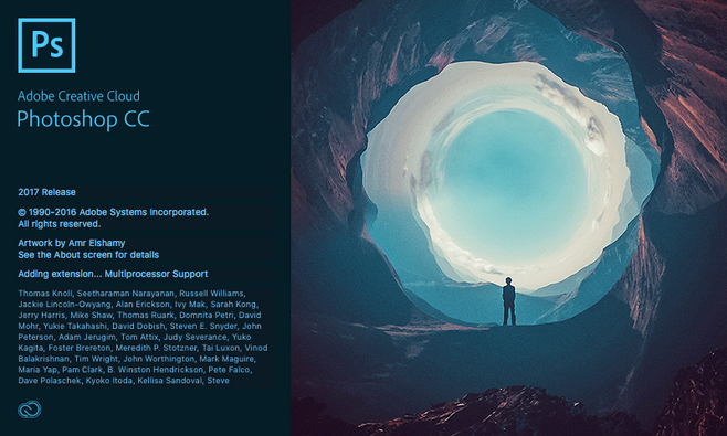 Adobe Photoshop CC 2017 官方版 + 破解工具