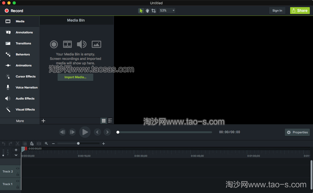 屏幕录像软件 Camtasia For Mac v3.1.1 中文破解版