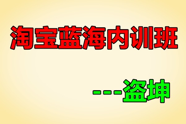 淘宝内训社  蓝海内训班【盗坤】2019.8最新价值5288元【亲测稀有】