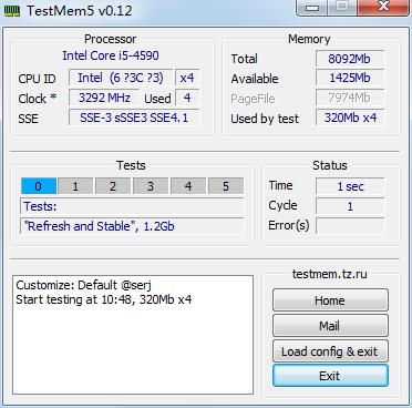 tm5内存测试软件