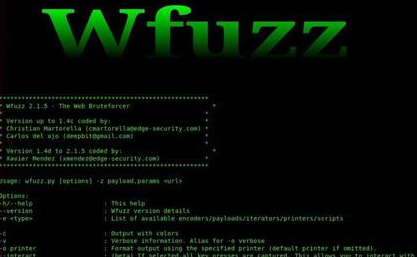 Wfuzz(Web爆破程序)