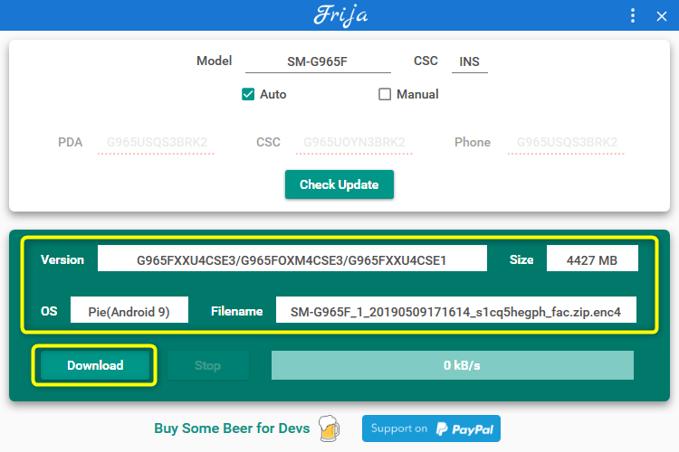 frija三星固件下载器