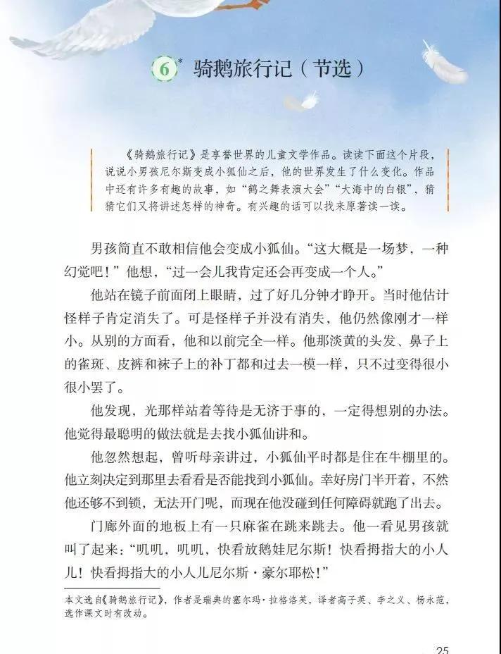 六年级下册语文电子课本2021