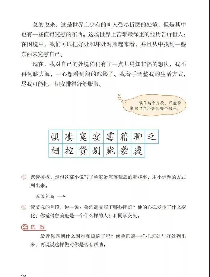 六年级下册语文电子课本2021